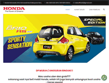 Tablet Screenshot of infopromohondajakarta.com